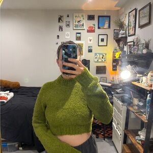 Urban Outfitters Olive Green Turtleneck Sweater